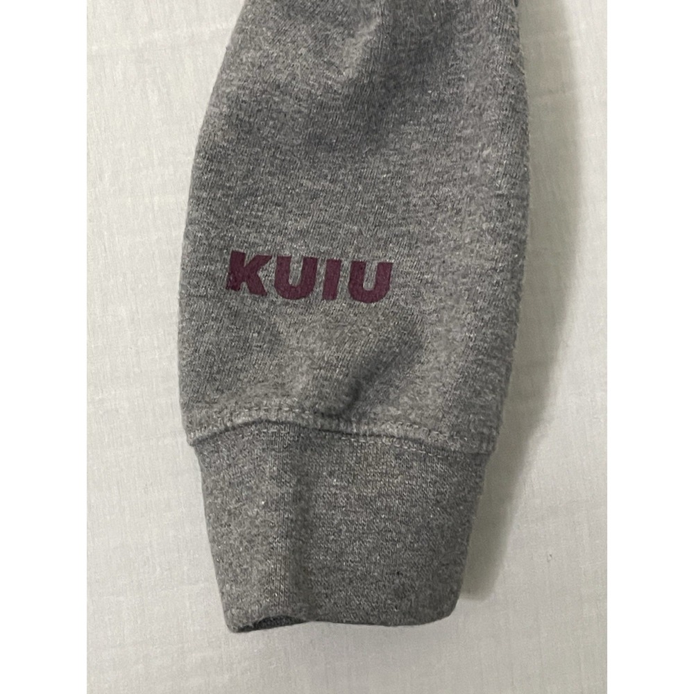 Kuiu Hoodie Womens Medium Gray Logo Outdoor Hunting Pockets Sweatshirt Hiking - Picture 3 of 7